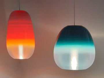 DEGRADÉ - Recycled material pendant lamp by ICI ET LÀ - view 2